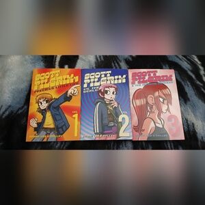 Scott Pilgrim volumes 1-3